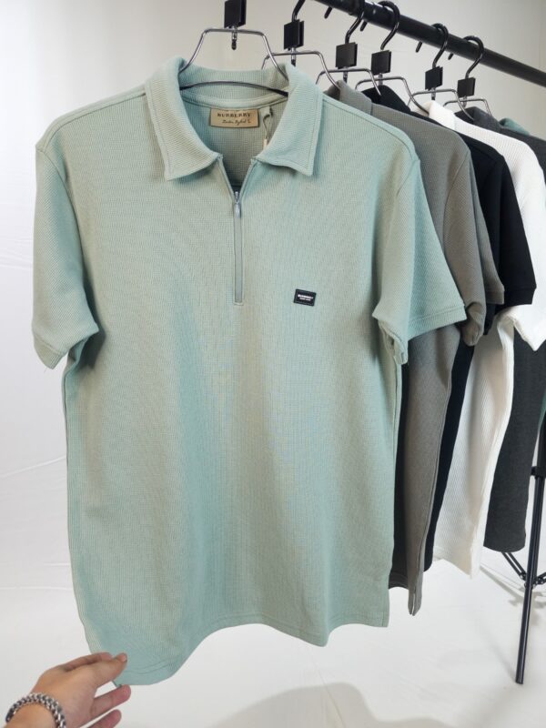 Premium Zipper Polo (Olive)